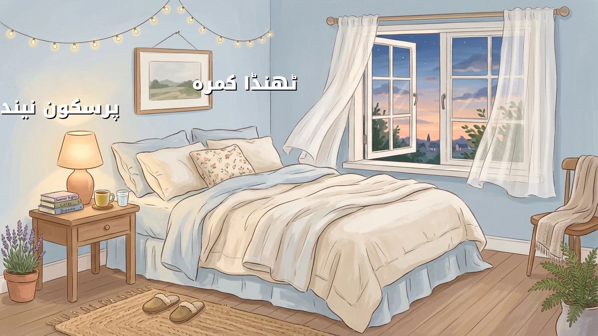 گرمی میں بیڈ روم ٹھنڈا اور پرسکون رکھنا